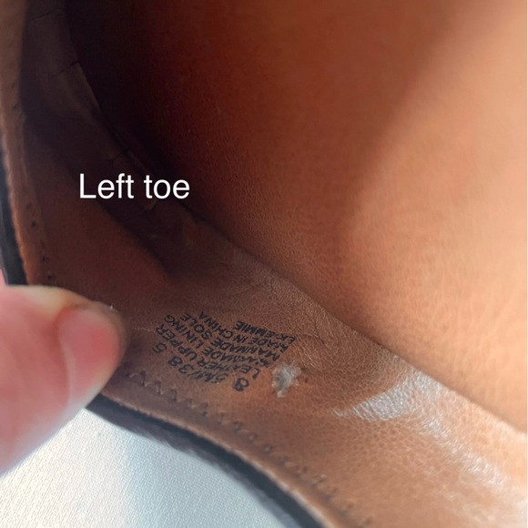 Lucky Brand Black Tan Leather Ballet Flats 8.5 M Emmie - Picture 13 of 13